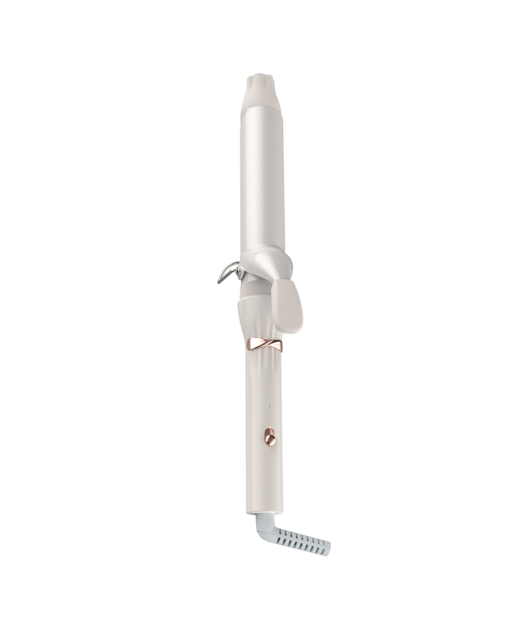 2023 newly launched white handle hair curler fashionable hair curling rod domestic use curling iron TS-8100