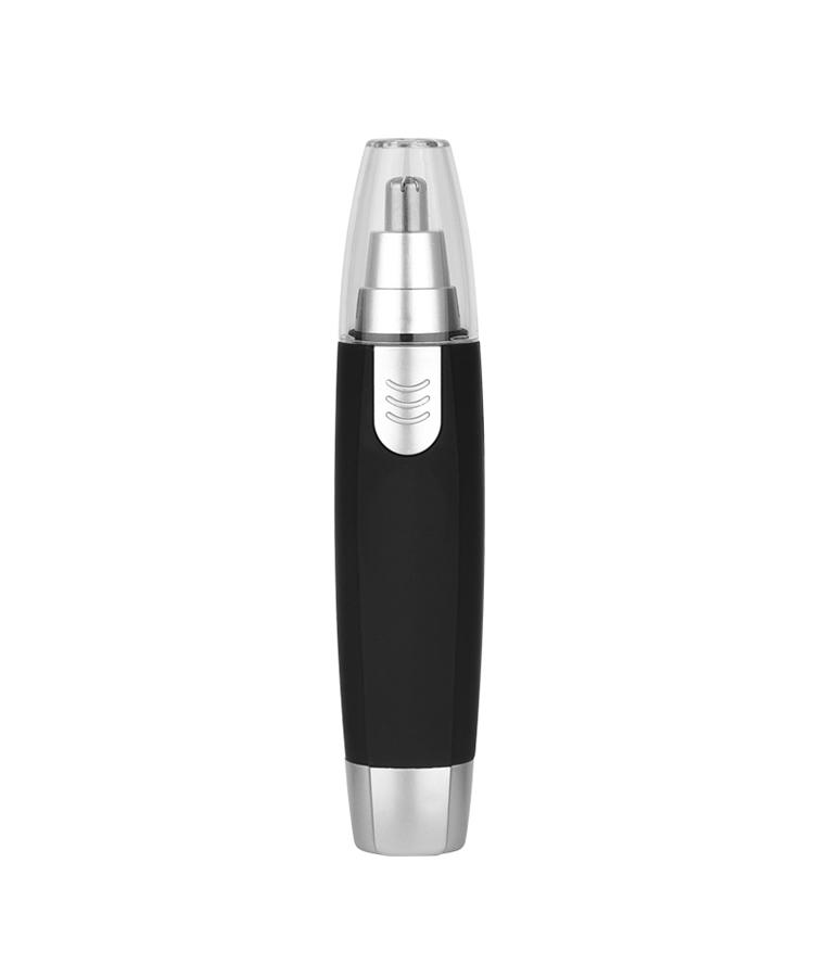 detail of NZ-828 Black & Silver Nose Hair Trimmer